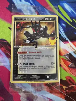 SEALED Pokemon Greninja Gold Star Holo Promo Black Star SWSH144 Celebrations - Image 1