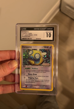 Dunsparce CGC 10 Pokemon 2006 EX Legend Maker Reverse Holo Stamped Swirl POP 16 - Image 2