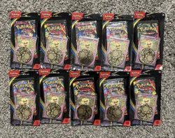 Pokemon Phantasmal Flames 10 booster packs with coin - Image 1