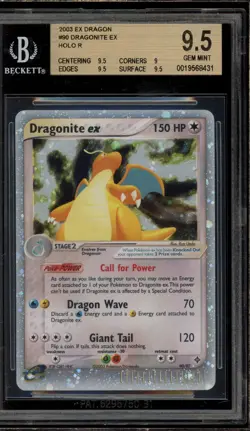 Pokemon Dragonite ex EX Dragon Holo Ultra Rare #90 BGS 9.5 - Image 1