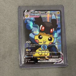 Pokemon MCharizard-X Pikachu Vcos Cosmax Full Art Holo 999 HP Iron Tail - Image 1