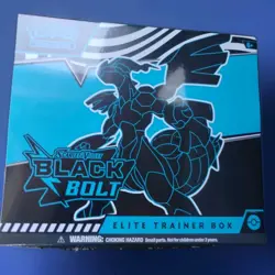 POKEMON SCARLET AND VIOLET BLACK BOLT ELITE TRAINER BOX ETB [NEW SEALED] - Image 1