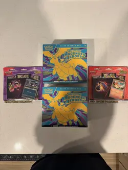 Pokemon TCG Ascended Heroes Bundle 2x ETB & 2x Tech Sticker New Factory Sealed - Image 1