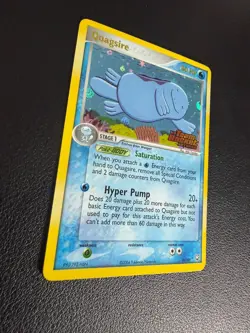 Pokemon TCG Quagsire EX Team Rocket Returns 26 Reverse Holo Rare NM - Image 3
