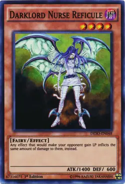 1x (NM) Darklord Nurse Reficule - DESO-EN048 - Super Rare - 1st Edition YuGiOh - Image 1