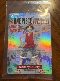 Monkey.D.Luffy (055) (College Basketball US Voyage) P-055 One Piece Promotion - Image 1
