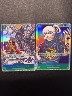 Law St02-009 & Kid St02-013 Super Pre Release One Piece - Image 1