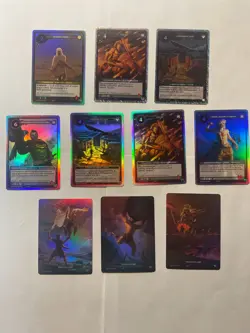 Rush of Ikorr Trading Card Lot (10) Holo Foil Champions Influence Cards TCG - Image 1