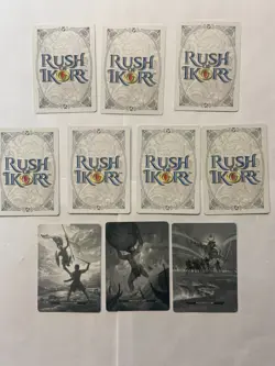 Rush of Ikorr Trading Card Lot (10) Holo Foil Champions Influence Cards TCG - Image 2