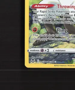 Passimian TG08/TG30 Silver Tempest Full Art Ultra Rare Holo Pokemon Card NM - Image 5