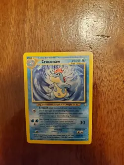 Croconaw 31/111 - Neo Genesis - VINTAGE WOTC Pokemon Card - UNLIMITED - NM/LP - Image 1