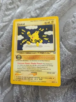 (Unlimited) Pokemon ELEKID Card NEO GENESIS Set 22/111 Non-Holo Rare WOTC - Image 1