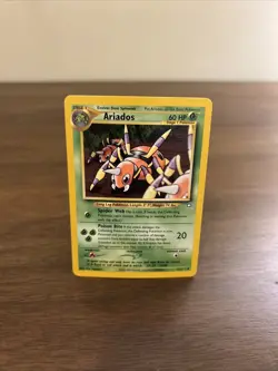 Pokemon TCG Ariados Neo Genesis Card 27/111 Unlimited Uncommon NM/LP Condition - Image 1