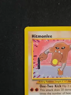 Pokemon TCG Hitmonlee Card #42/105 Neo Destiny Unlimited Uncommon LP Vintage - Image 2
