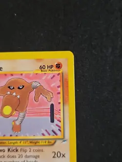 Pokemon TCG Hitmonlee Card #42/105 Neo Destiny Unlimited Uncommon LP Vintage - Image 3