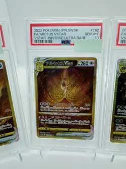 PSA 10 Giratina Arceus Palkia Dialga UR VSTAR Universe Pokemon Card - Image 4