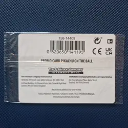 Pikachu on the Ball 001/005 Pokemon Card Sealed Promo Fultsal UK Exclusive #2 - Image 2