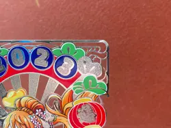 One Piece Anime Collectable Trading Die Cute Metal Card Nami New Year Edition - Image 4