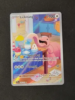 Pokemon Card TCG - Lickitung 180/162 Illustration Rare Temporal Forces - Image 1