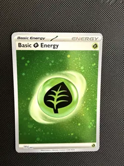 🌀2SWIRL🌀Grass Energy Cosmos Holo SVE EN 001 Scarlet & Violet Pokemon Card - Image 1