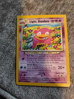RARE LIGHT SLOWBRO - 51/105 - Neo Destiny - Uncommon - Pokemon Card - NM/LP - Image 1