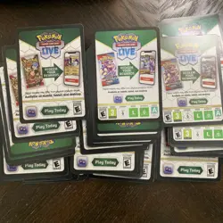 Pokemon TCG Online Unused Code Cards Sent By Message Red Description - Image 1