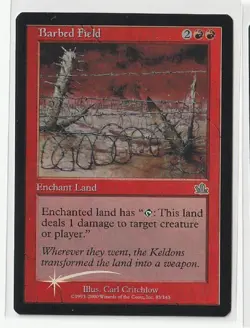 FOIL - Barbed Field - Prophecy - NrMt+/Mint - MTG - Aliz - Image 1