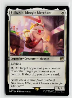 MTG Final Fantasy Stiltzkin, Moogle Merchant x1 NM Rare - Image 1