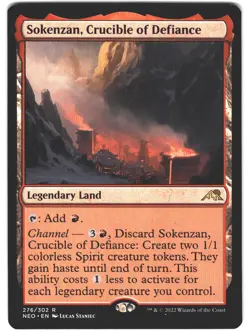 Kamigawa: Neon Dynasty #276 Sokenzan, Crucible of Defiance - Image 1