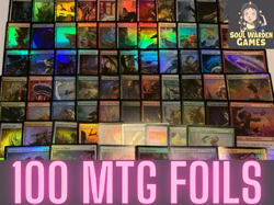 100 FOIL MAGIC THE GATHERING MTG BULK LOT INSTANT COLLECTION!! - Image 1