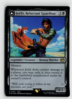 MTG Final Fantasy Jecht, Reluctant Guardian Foil x1 NM - Image 1