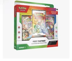 Pokemon TCG First Partner Illustration Collection Series 1 New Sealed Ships 3/20 - Image 1