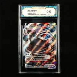 TQG 9.5 MINT+ 2022 Pokemon ENG Aggron VMAX 097/172 RARE HOLO - Image 1
