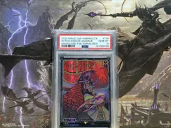 MTG PSA 10 Lord Of The Rings Witch-King Of Angmar Serialized 87/100 Foil M 736 - Image 1