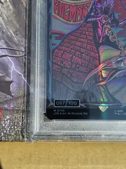 MTG PSA 10 Lord Of The Rings Witch-King Of Angmar Serialized 87/100 Foil M 736 - Image 5