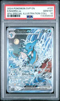 Pokemon PSA 10 Kingdra ex SIR SFA English Promo SVP 131 - Image 1