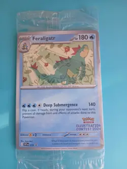 [SEALED] Pokemon 2024 Illustration Contest Pikachu, Feraligator, Toxtricity EX - Image 1