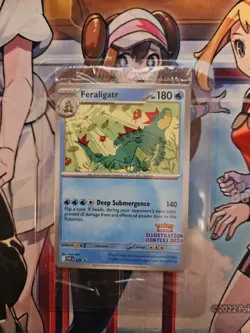 SEALED Pokemon 2024 Illustration Contest Promo Feraligatr Pikachu Toxtricity ex - Image 1