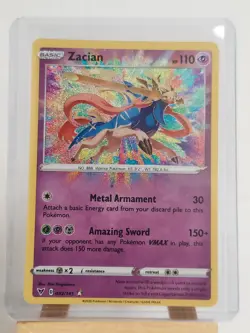 Pokemon TCG Amazing Rare Zacian #082/185 Vivid Voltage - Image 2