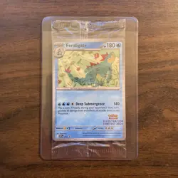 Sealed Pokemon TCG Feraligatr and Pikachu Illustration Contest 2024 Promo Cards - Image 1