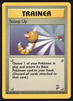 Scoop Up 107/130 Pokemon Base Set 2 - Image 1