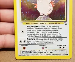 Pokemon TCG Clefable 5/130 ☆ Holo Rare Base Set 2 VINTAGE NM/LP - Image 4