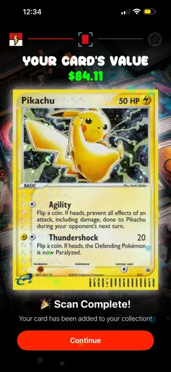 Pikachu 012 Nintendo Promo Pokemon holo rare card - Image 3