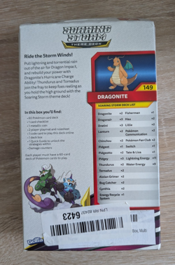 Pokemon TCG Sun & Moon Unified Minds Soaring Storm Theme Deck - Image 2