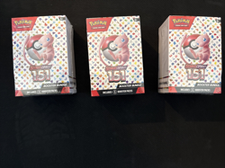 3 Boxes of Pokemon TCG Scarlet and Violet 151 Booster Bundle Set - 290-85321 820650853210 - Image 1
