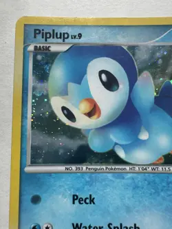 Pokemon TCG Piplup Holo Black Star Promo DP03 Diamond & Pearl 2007 - Image 2