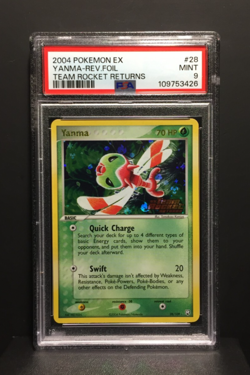2004 Yanma Reverse Holo | EX Team Rocket Returns | PSA 9 Mint | englisch Pokemon - Image 1
