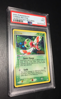 2004 Yanma Reverse Holo | EX Team Rocket Returns | PSA 9 Mint | englisch Pokemon - Image 3
