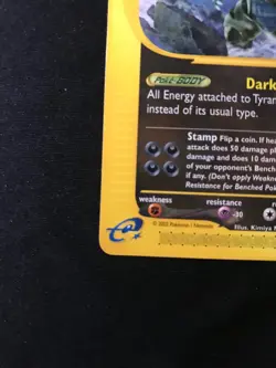 Tyranitar 66/165 - Expedition - Non Holo E Reader - Pokemon TCG - Image 5