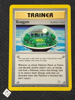 Ecogym 84/111 - Neo Genesis Unlimited Rare Pokemon TCG NM - Image 1